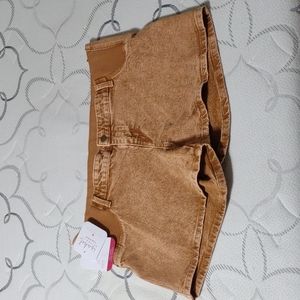 Isabel maternity shorts * highest rise midi + side panels * size 14